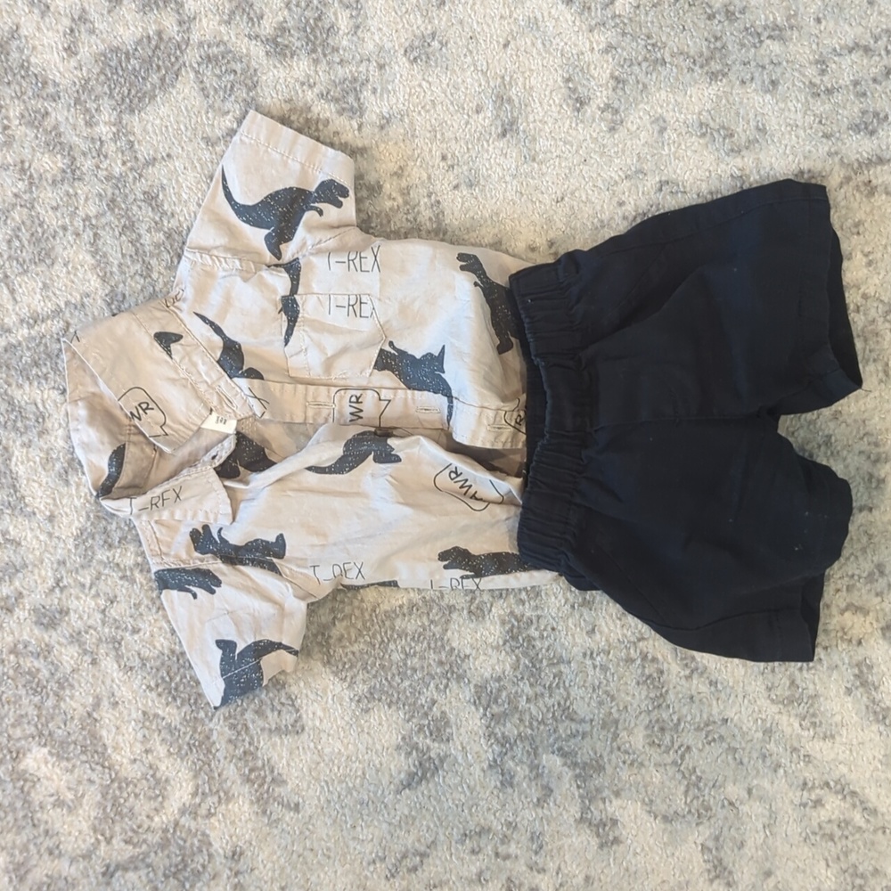 Baby onesie and matching shorts